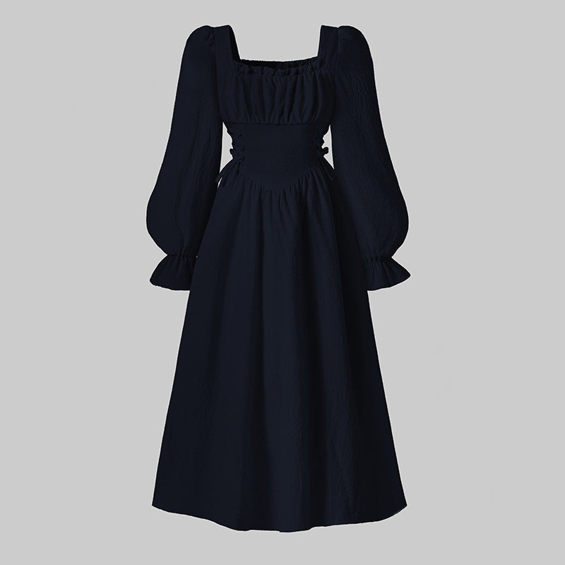 Robe de style français Elégante Vintage Femme