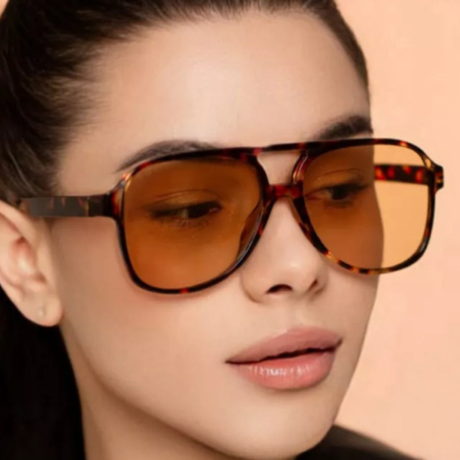 Lunettes de soleil surdimensionnées personnalisées pour femmes
