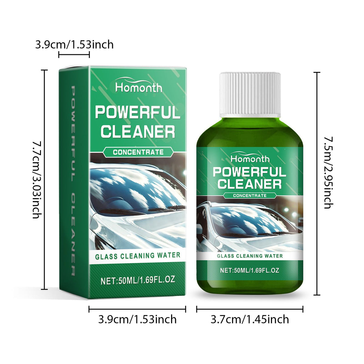 HOMONTH Automotive Windshield Glass Film Cleaner