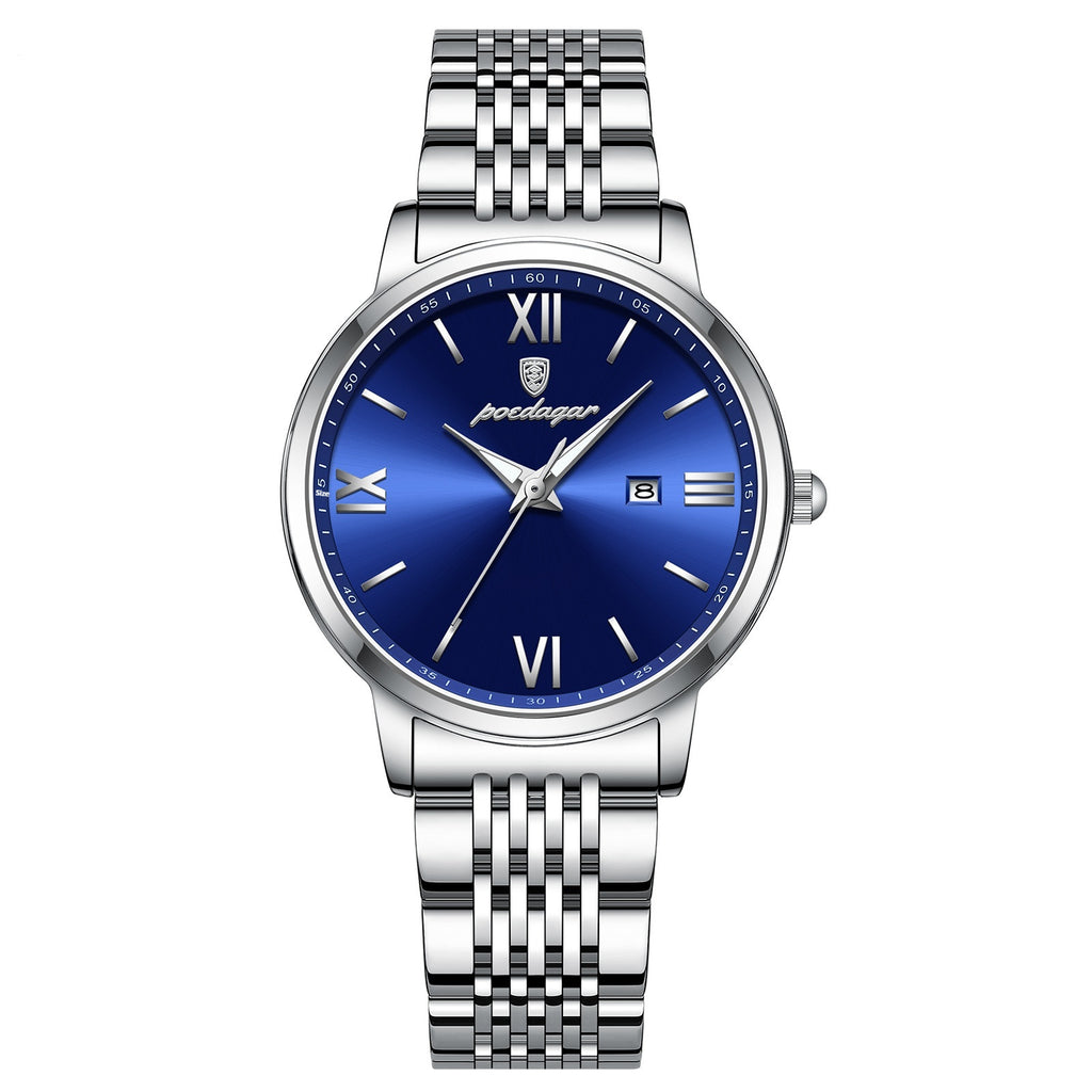 Montre de mode lumineuse ultra-mince pour femme
