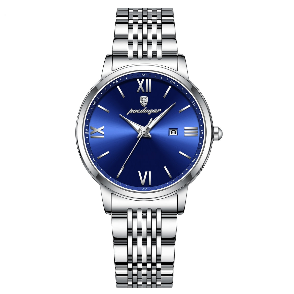Montre de mode lumineuse ultra-mince pour femme