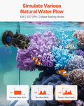 Aquarium Wave Maker avec contrôleur 10W DC 24V Powerhead avec base magnétique