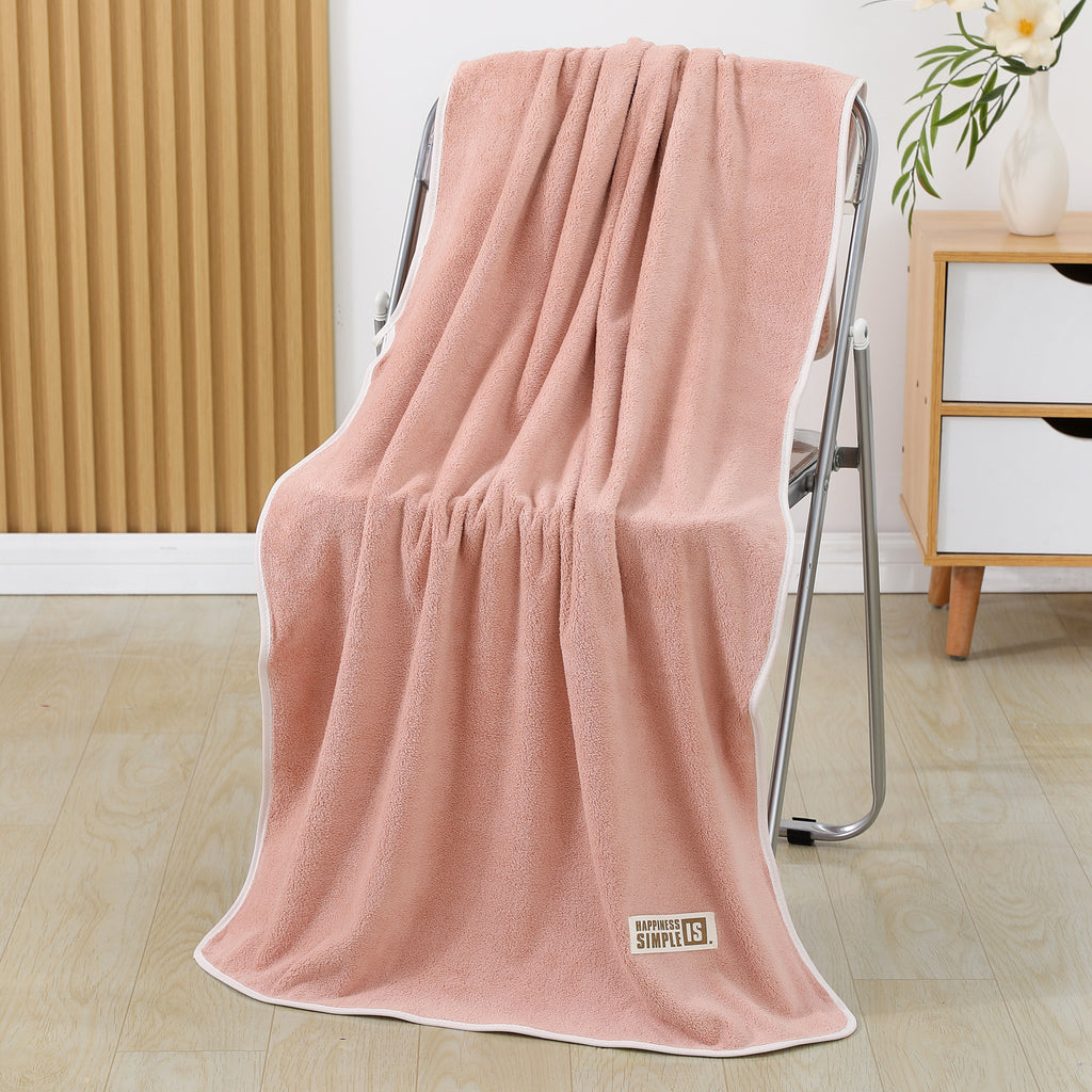 Classe A Serviette de bain en polaire de corail Soft Skin-friendly Très absorbante et sans lint