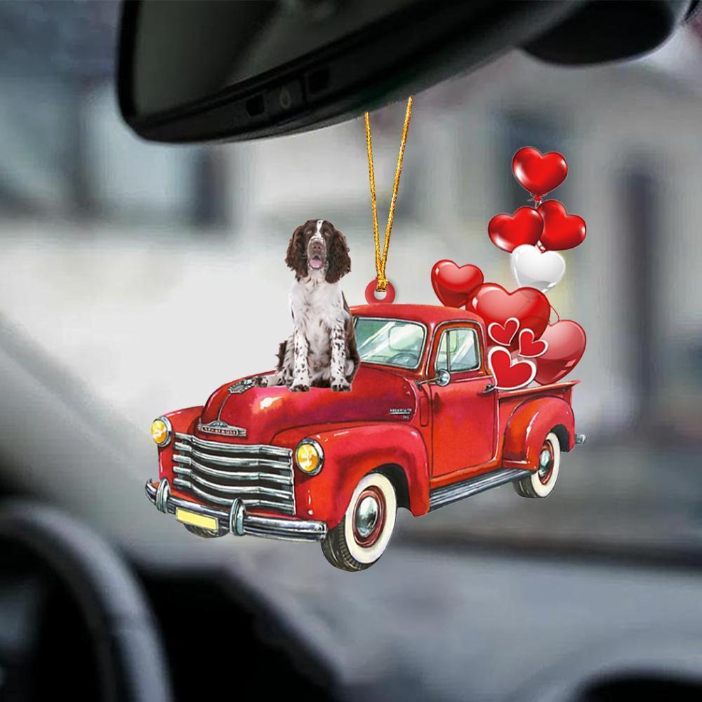 Pendentif de voiture chien de couchage Angel Home Décor Acrylique Showcase Ornements suspendus pour portes