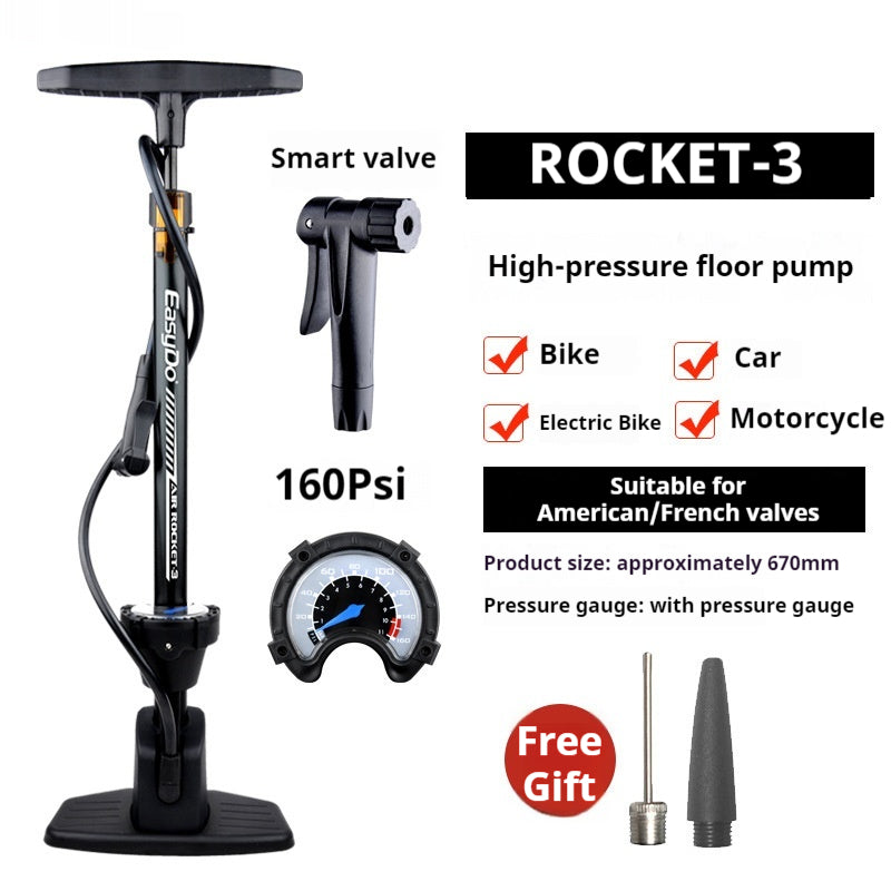 Vélo électrique de voiture de voiture moto haute pression vertical gonflable