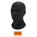 Riding Sun Block et tête anti-poussière Pure Black Glace respirante