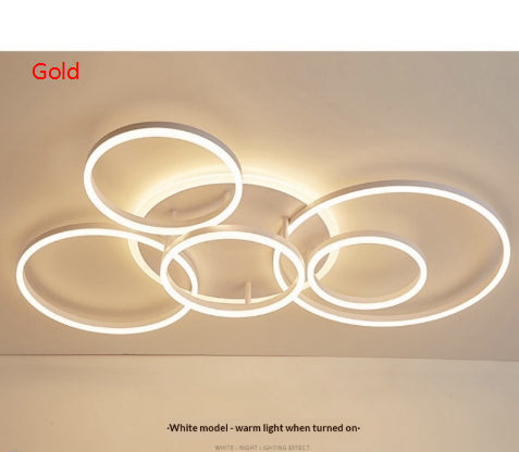 Salon LED lampe moderne éclairage Minimalist installations contemporaines