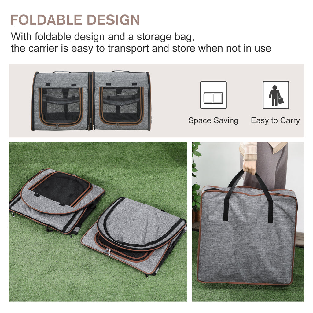 Portable porte-chat doux 39"