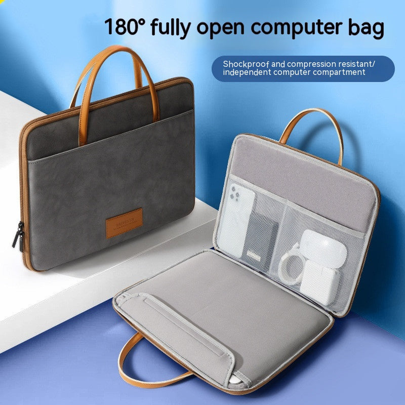 Sac d'ordinateur portable simple à la maison de couleur solide
