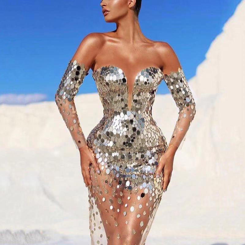 Robe élégante de banquet de fée Tempérament