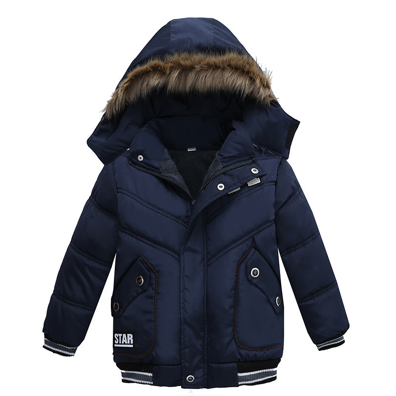 Vestes en coton pour petits et moyens garçons