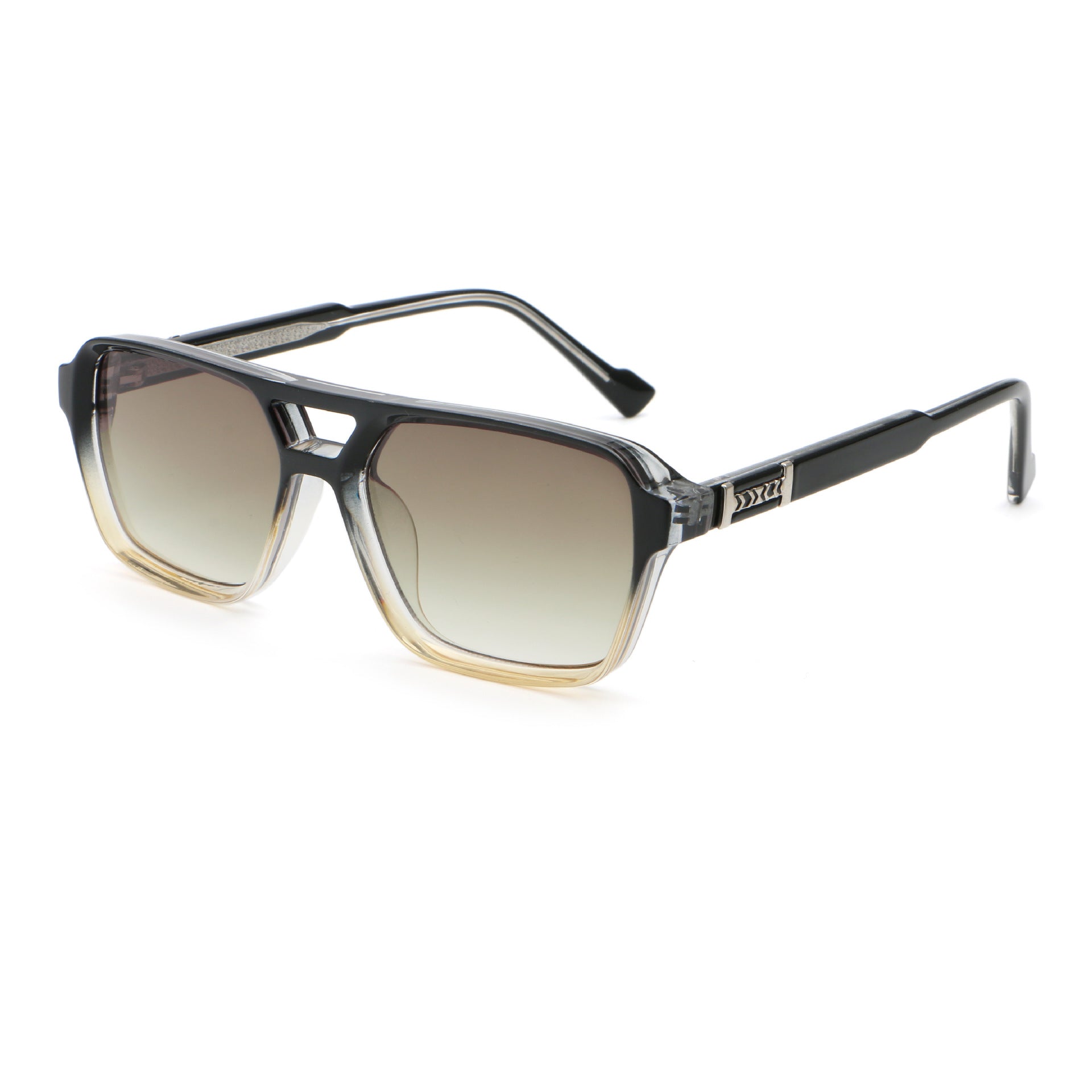 Lunettes de soleil à double pont anti-UV pour hommes et femmes