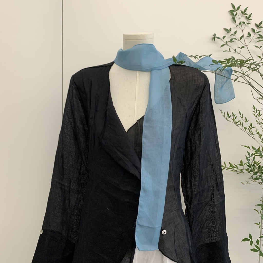 PrintempsSummer Écharpe courte en soie pour les femmes