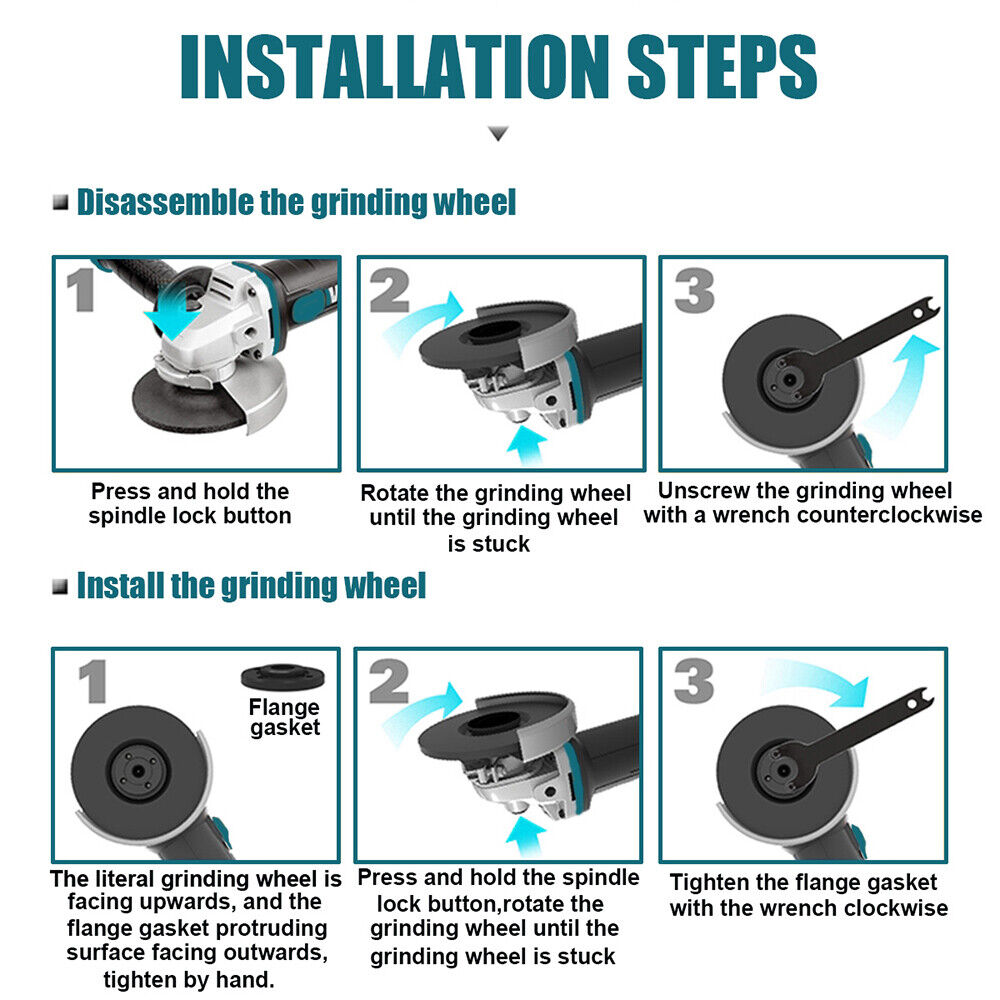 Grinder d'angle de 125 mm