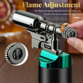 Torche Butane Flamme réglable coupe-vent