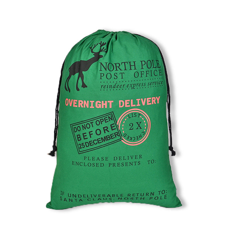 Sac en toile de Noël