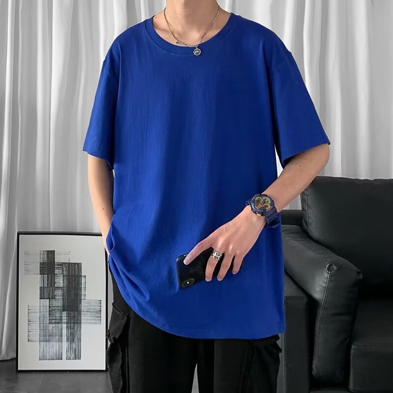 T-shirt à manches courtes de couleur candy pour homme