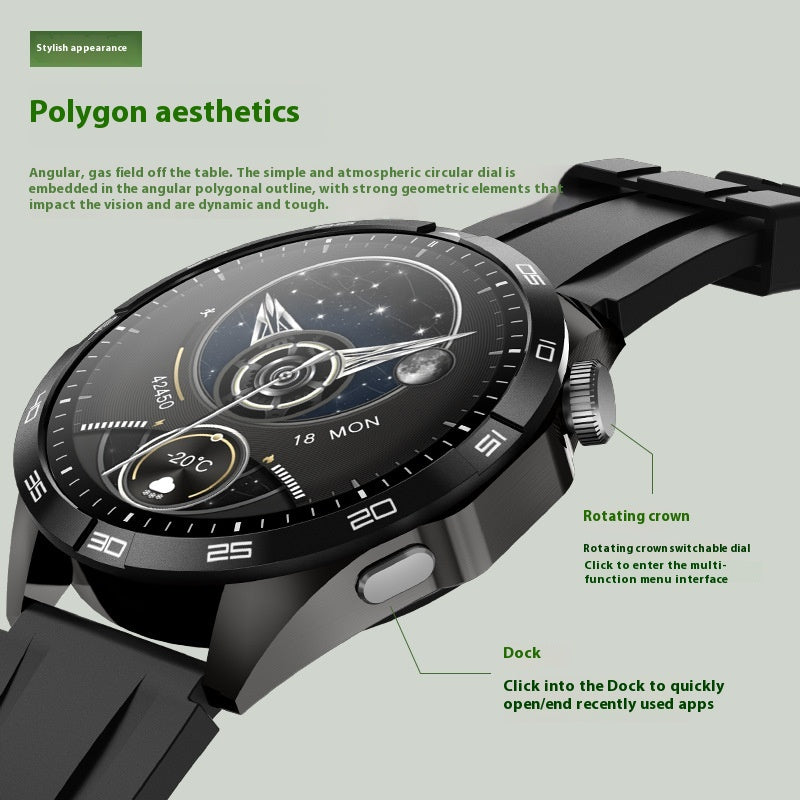 GT4MAX Smart Sports Watch Bluetooth Calling Health Monitoring Hors ligne