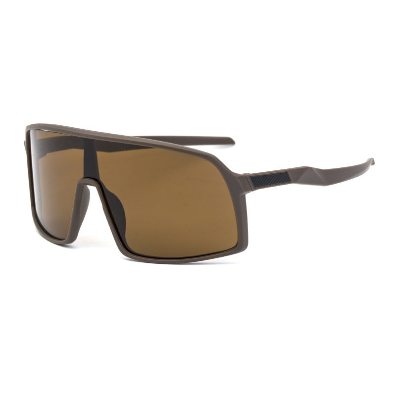 Cycling Windproof Bicycle Sunglasses Colored European And American Monopoint Women's Sunglasses