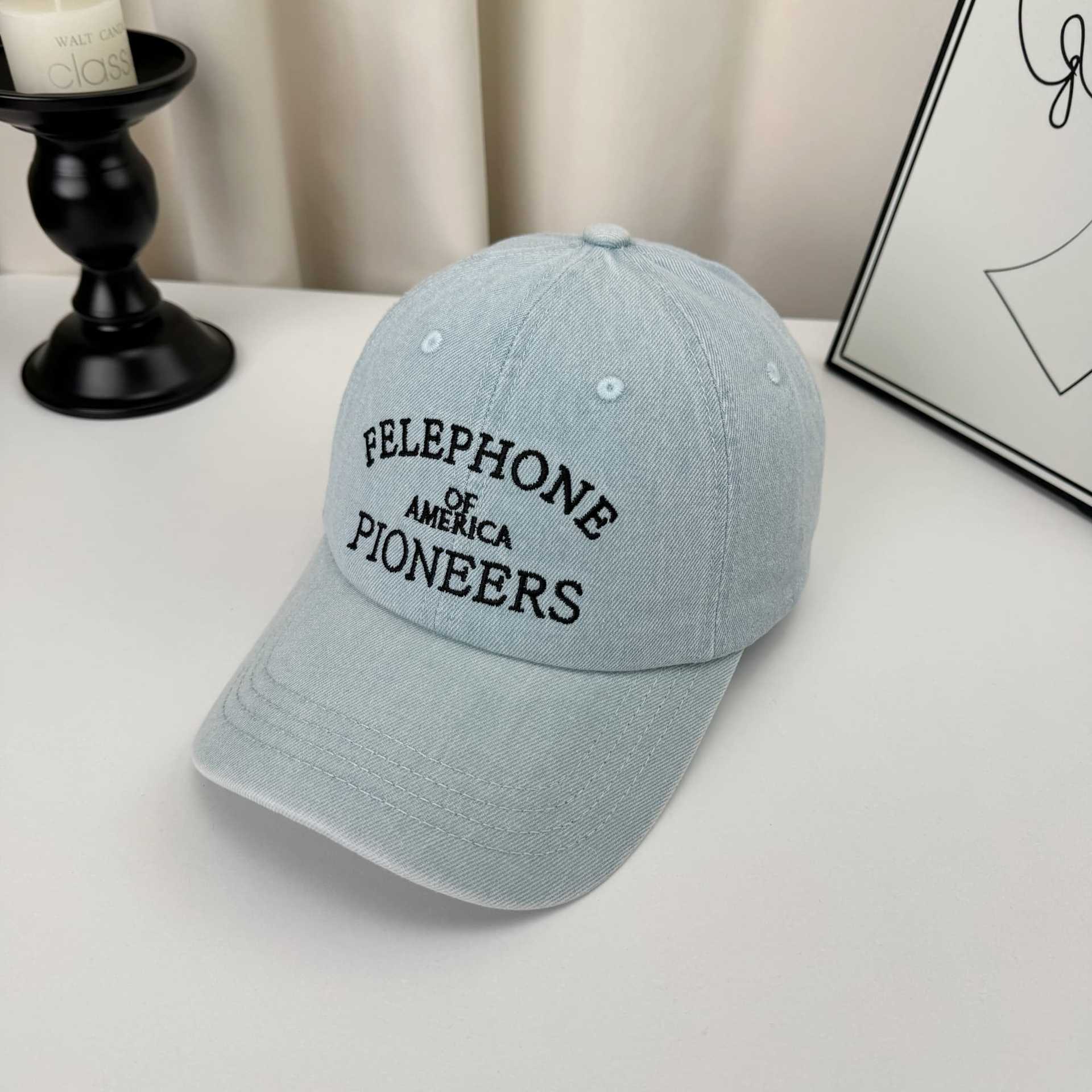 Chapeau de baseball de Denim polyvalent pour hommes