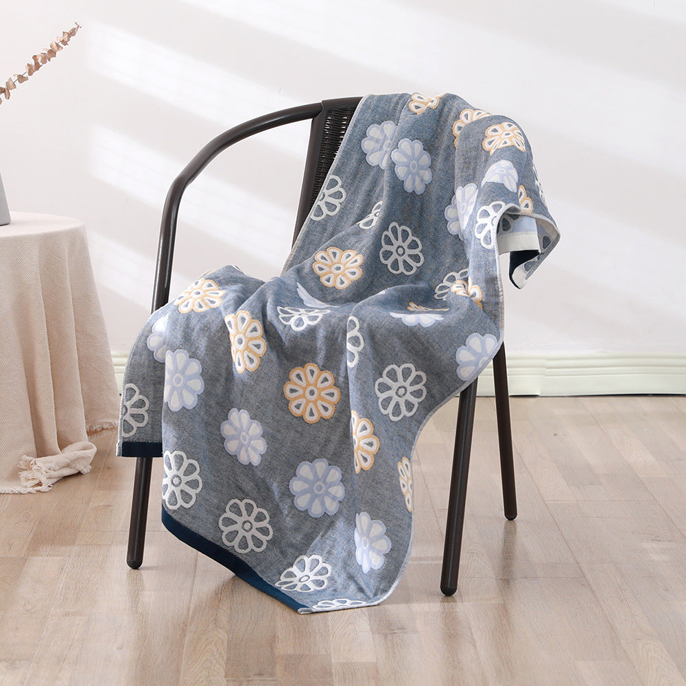 Serviette de bain en coton Gauze à quatre couches