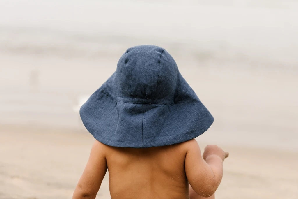 Chapeau de seau de protection solaire respirant en coton de plein air et en lin