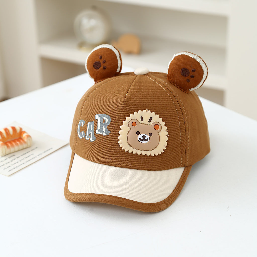 Été Garçons et filles multicolores Lion Tête Mode et mignon Casquette de baseball