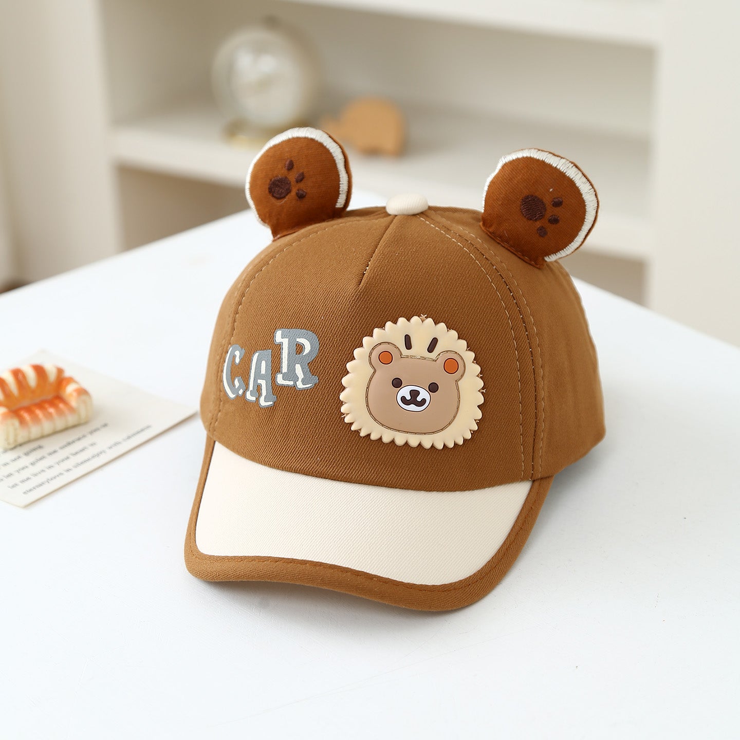 Été Garçons et filles multicolores Lion Tête Mode et mignon Casquette de baseball