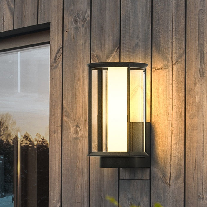 Courtyard Grand Gate Outdoor Villa Solar Wall Light
