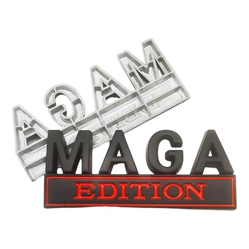 4pcs MAGA Edition voiture métal insigne de remplacement camion