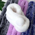 Écharpe de fourrure de lapin Rex pour femmes