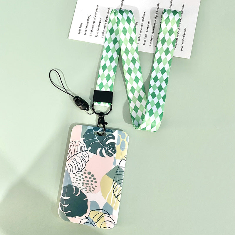 Série de plantes vertes Couverture de lanyard de mode simple