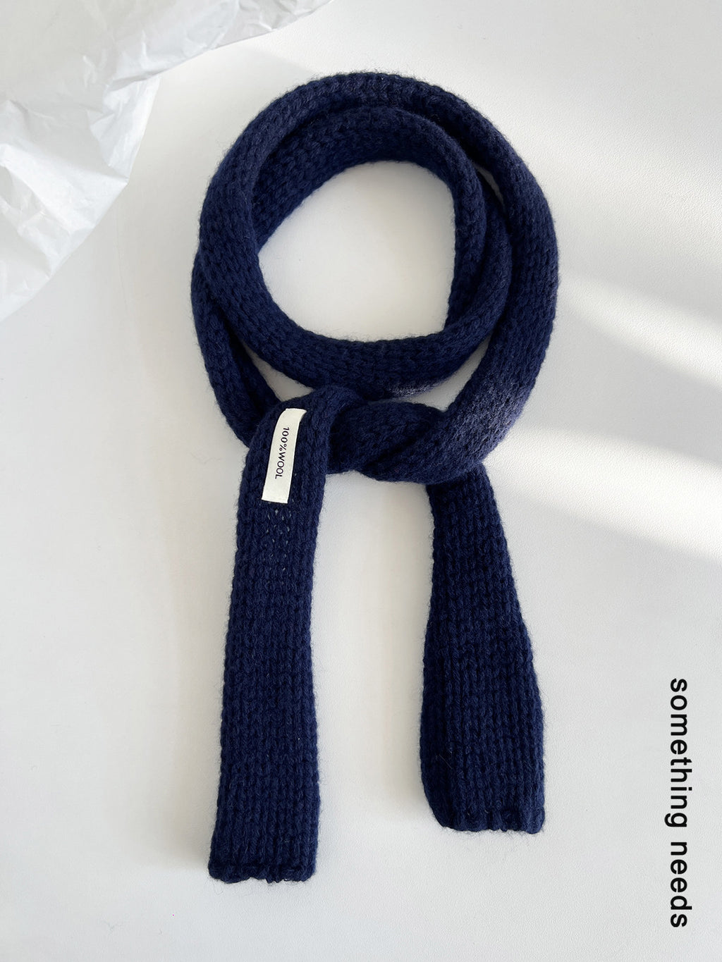 Women's Long Narrow Scarf Warm Neck