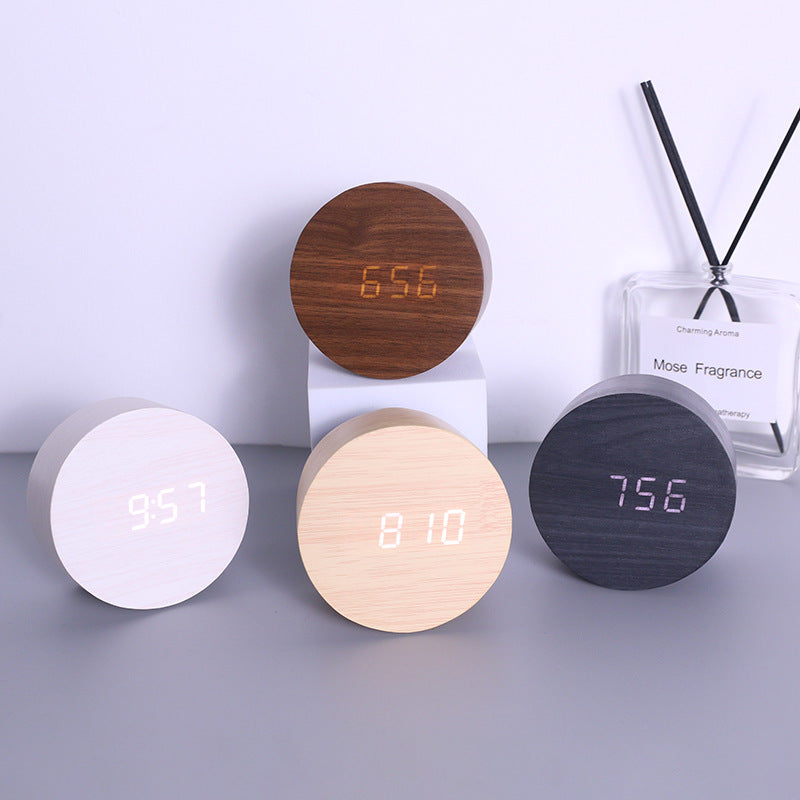 Horloge Électronique Creative Light Luxe Smart Clock