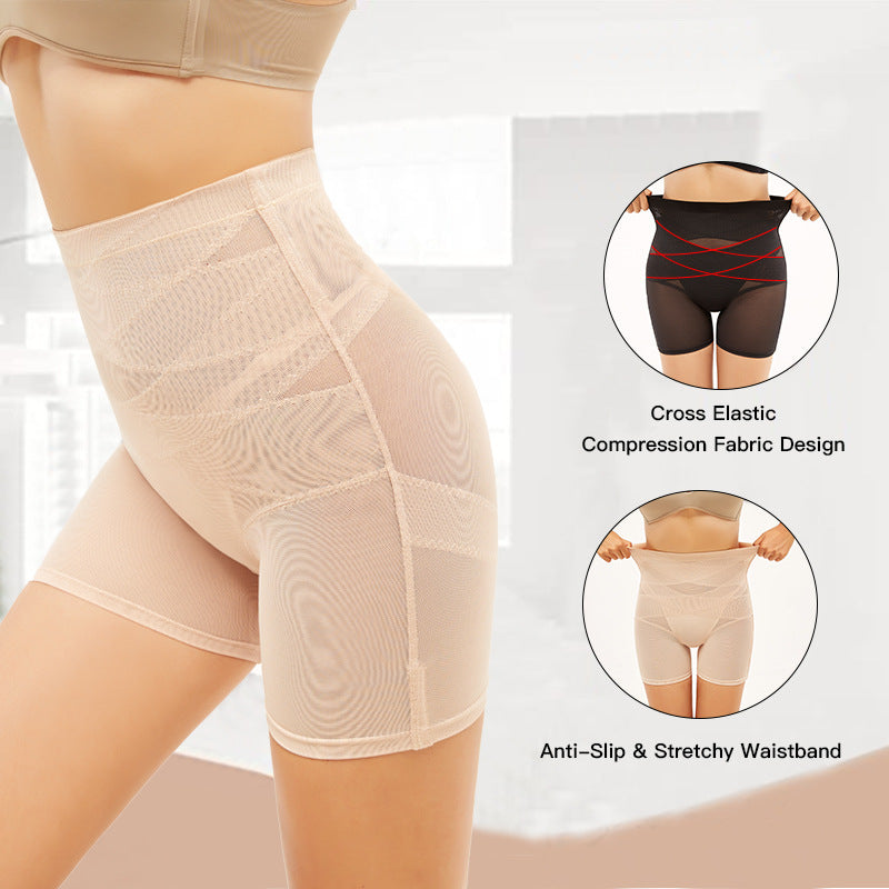Femmes corps façonnage hanche haute Mesh corps façonnage pantalons contrôle abdominale culottes femmes mince