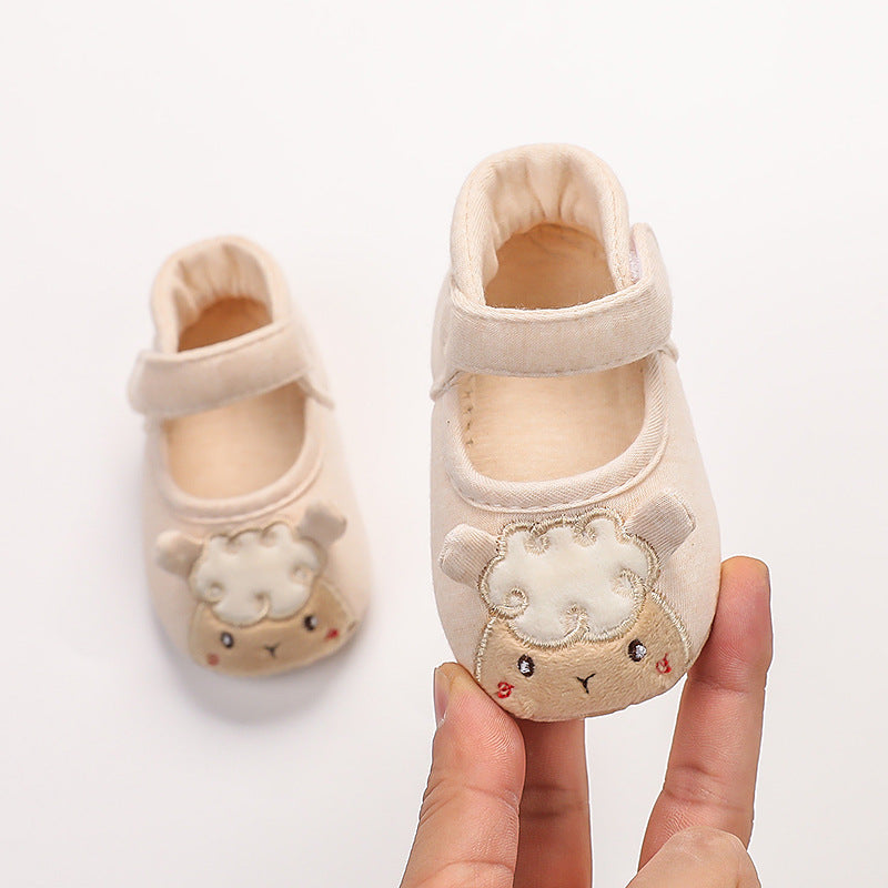 Pompes en coton couleur Agneau mignon bébé