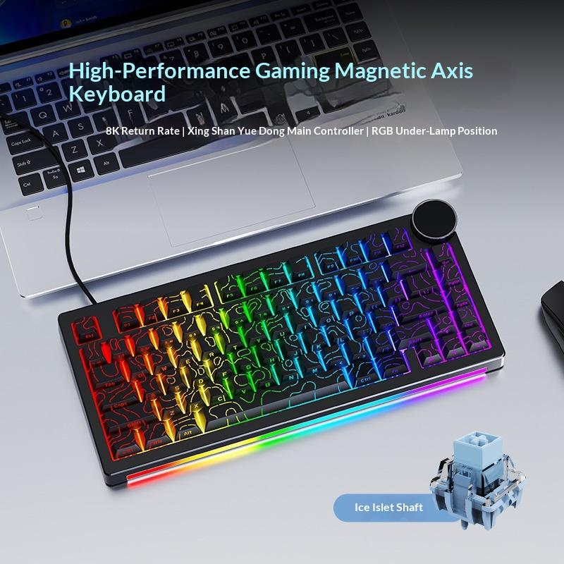 Clavier de jeu à faible latence pour les voyages à clé réglable