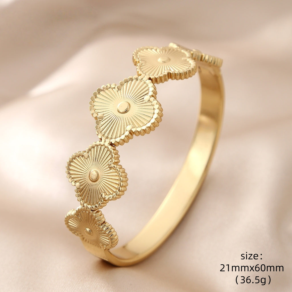 Bracelet femme en acier inoxydable simple et polyvalent