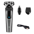 Électrique barbe Nez d'oreille Trimmer Hommes Rasoir Rasoir imperméable Pop-Up humide sans fil sec