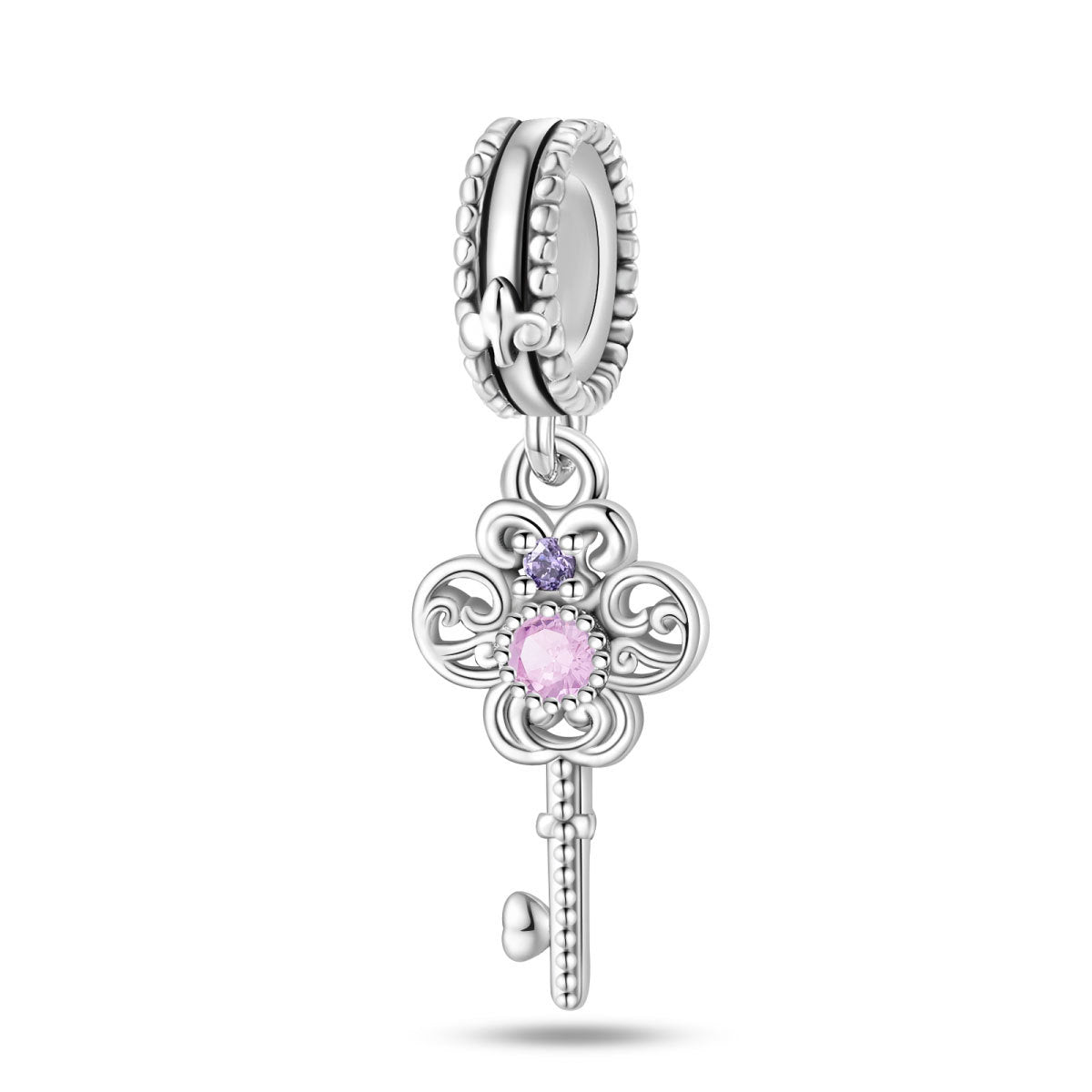 Bracelet de perles classiques en argent plaqué cuivre