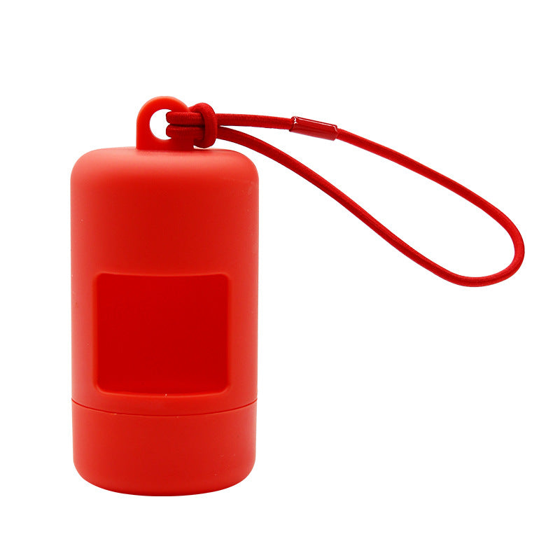 Porte-bags portable en PVC Poop