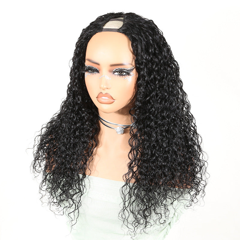 Perruque de cheveux humains pour les femmes - Natural Looking Full Head Cover European American Style Long St