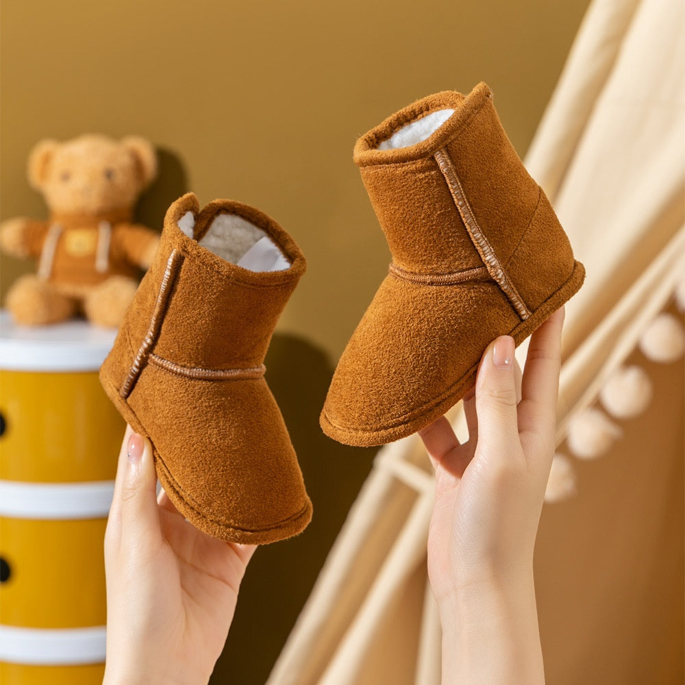 AutumnHiver Fleece-lined Chaussure chaude avec des semelles douces