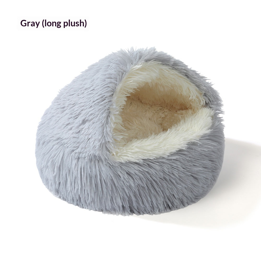 Lit de chat semi-fermé Nest Shell