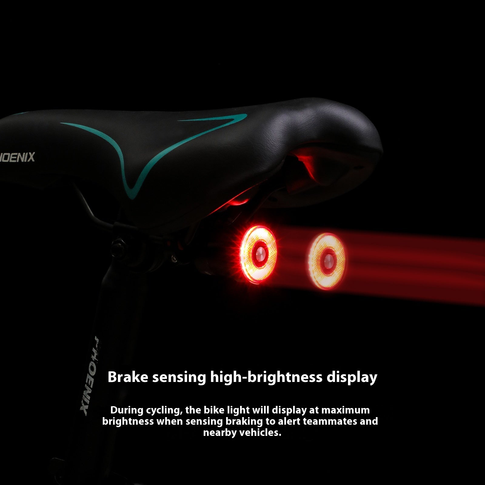 Avertissement vélo fixation vélo Taillight Road