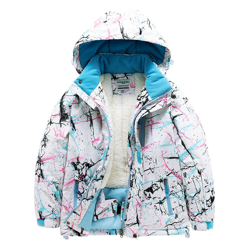 Enfants Outdoor Ski costume épais imperméable Et coupe-vent