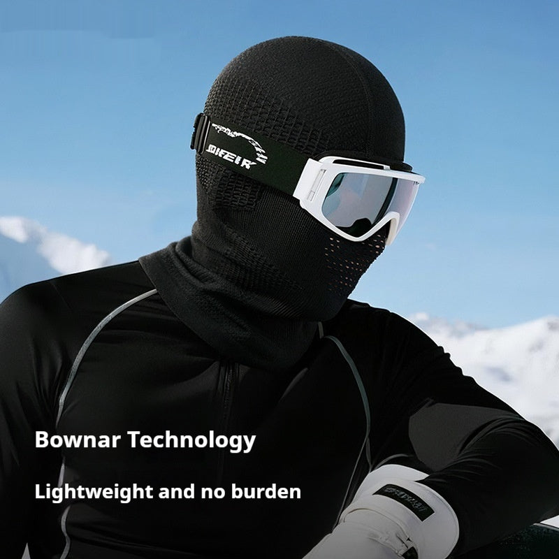 Masque de ski Chaud Respirant Non-fog Cycling Neck Protecteur