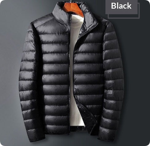 Manteau tendance à capuche rembourré blanc Duck Down Hommes