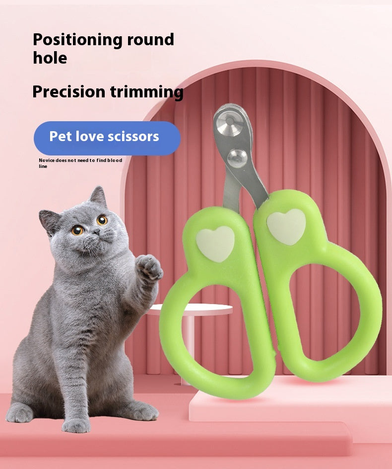 Limite du trou rond de l'animal Ligne de sang anti cisaillement Ciseaux de ongles de chat
