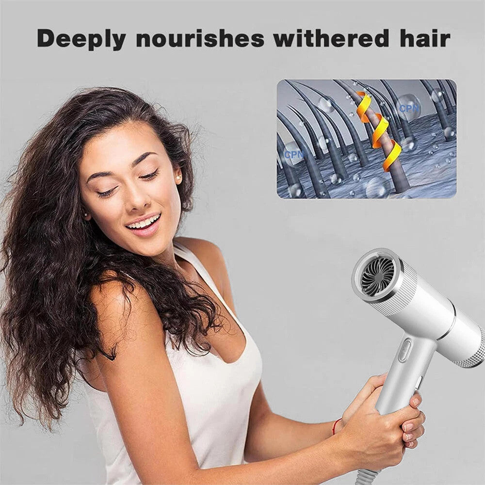 3in1 Style professionnel Séchoir à cheveux Concentrateur Blower Pro Salon Heat UK